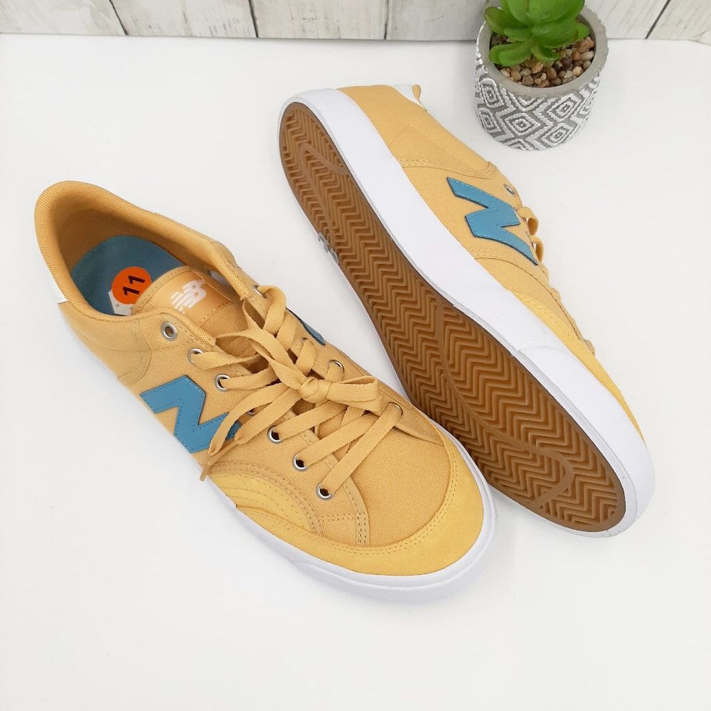 New Balance Numeric 212 Yellow Stone Skate Sz 11 - Picture 1 of 9